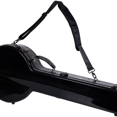 Crossrock 5 String Banjo Hard Case Fiberglass Hardshell  with Backpack Strap, Black image 4