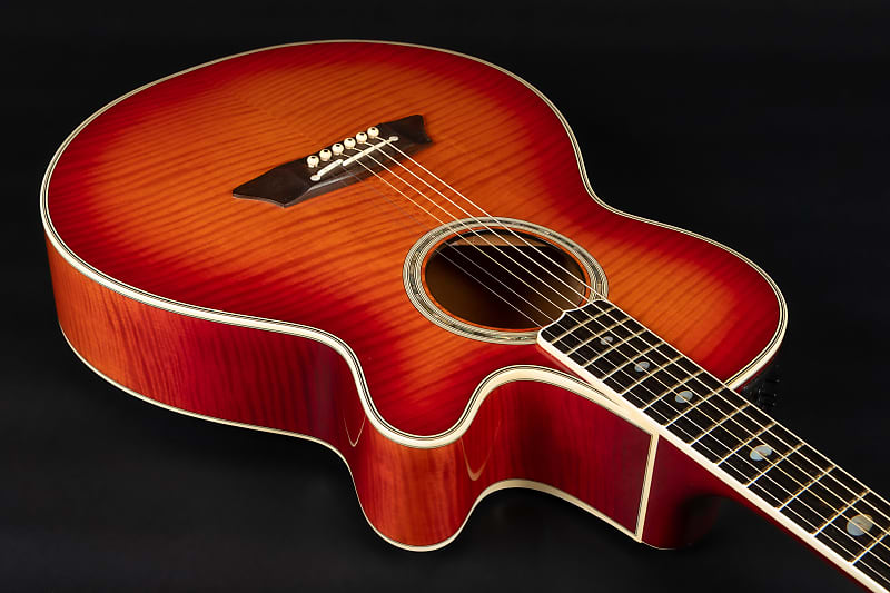 1990s Takamine NPT115 - Fire Red Burst | Japan Vintage
