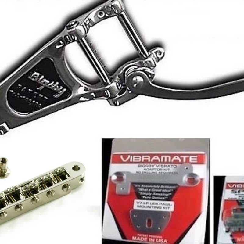 OUR BEST! Bigsby / Vibramate B7, V7, Tonepros TP6R or CMI ABR-1