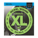 D'Addario Nickel Wound Reg Light Top/Med Btm Bass 5-String EXL165-5