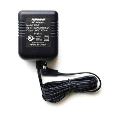 Fishman Power Pack Regulated AC/DC Adapter 910-R