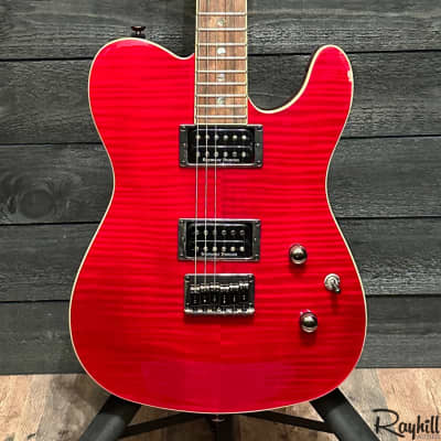 Fender Special Edition Custom Telecaster FMT HH Red Electric Guitar for sale