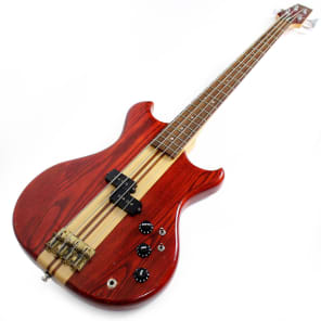 Used Early '80s Westone Thunder I-A Electric Bass in Red and Natural Gloss image 14