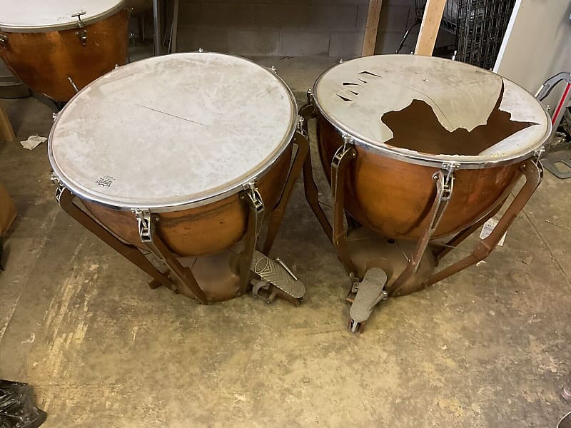 Set of 2 Ludwig Dresden Timpani - Copper 32