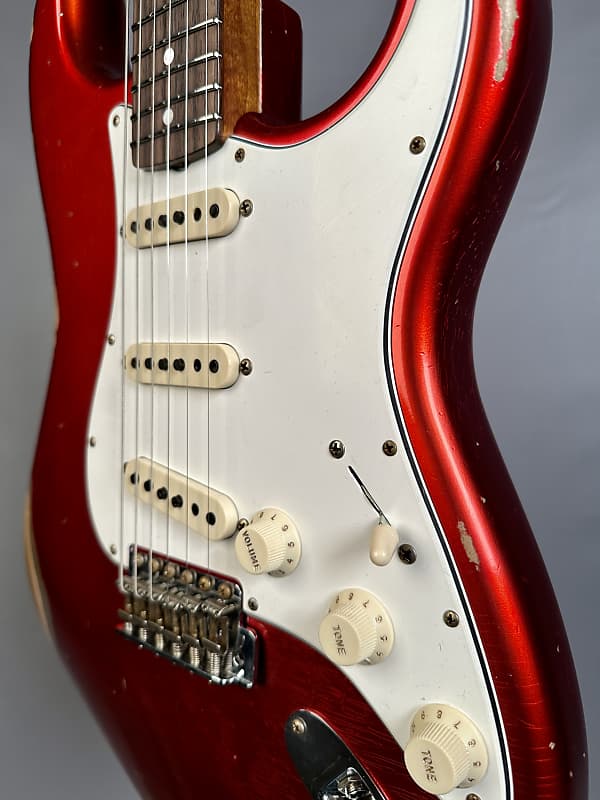 Fender Custom Shop Limited Edition 1964 Stratocaster Candy Apple Red |  Reverb