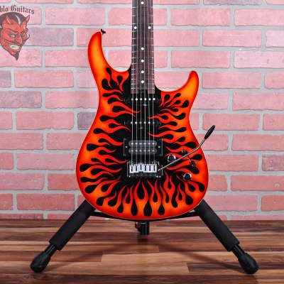 Peavey USA Limited ST Maple Top Hotrod Flames 2002 w/OHSC for sale