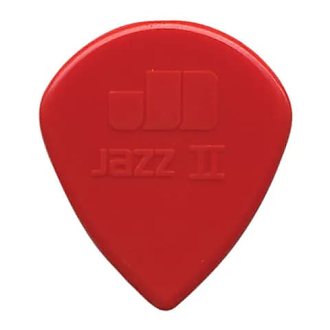 Dunlop 47P2N Nylon Jazz II 1.18mm Semi Round-Tip Guitar Picks (6-Pack) image 1