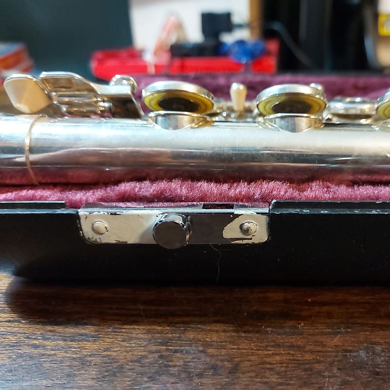 Armstrong Open Hole Flute 303 with Silver Head Piece Reverb