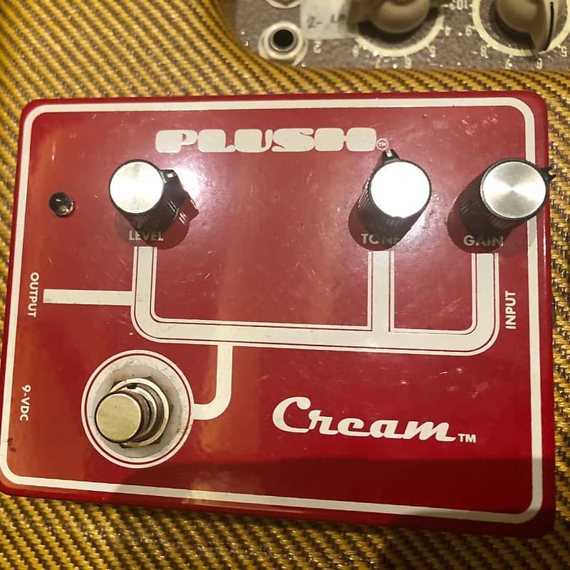 Fuchs Plush Cream Overdrive Pedal Red  Original Tube | Reverb