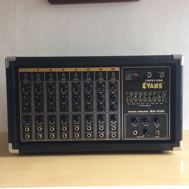 1970s Evans MA-8160- 8 Channel mixing amp of the Gods! What an absolute  beast. MIJ quality