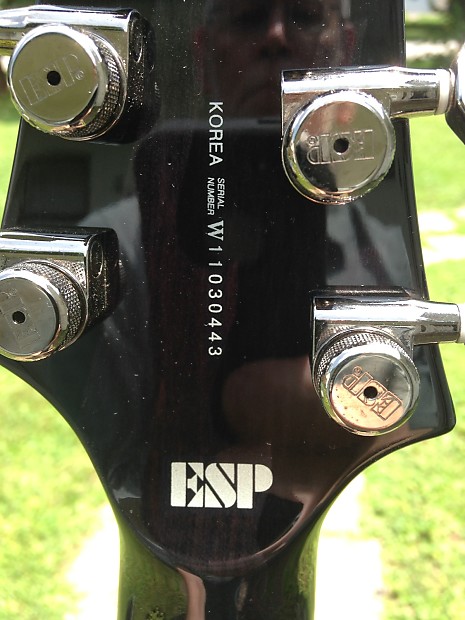 ESP LTD H1001 Deluxe, See-Thru Black | Reverb