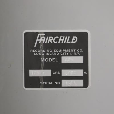 Fairchild Model 658 Reverbertron Dynamic Spring Reverb System #38910 image 12