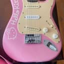 Squier Mini HELLO KITTY Pink Fender Stratocaster w/ Gig bag & strap
