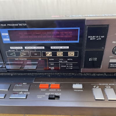 Vintage AIWA R550 Stereo Cassette Deck Sold As Is For Parts image 3