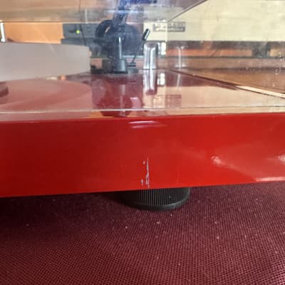 Pro-Ject Debut Carbon Esprit SB Turntable with Speed Box, Acrylic Platter 2010s - Red image 3