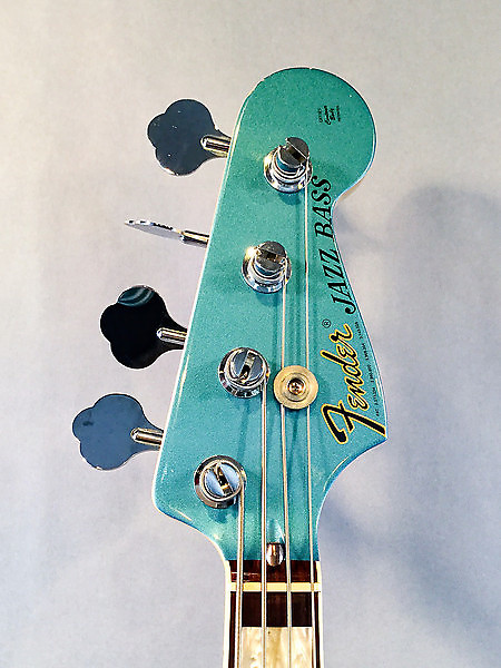 グリーンFender jazz bass 70’s vintage Vintage Fender Jazz Precision Bass Sherwood Green Olympic
