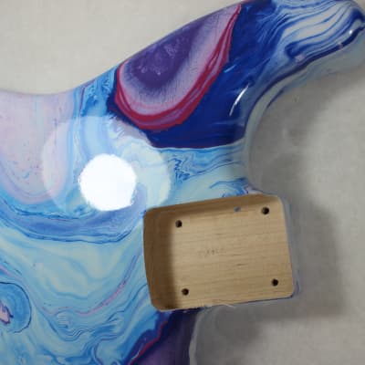 Multi color Player grade Maple Hxx guitar body - fits Fender Strat Stratocaster neck Floyd Rose J1569 image 3
