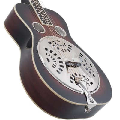 Recording King RR-60-VS Professional Squareneck Resonator Guitar, Vintage Sunburst image 5