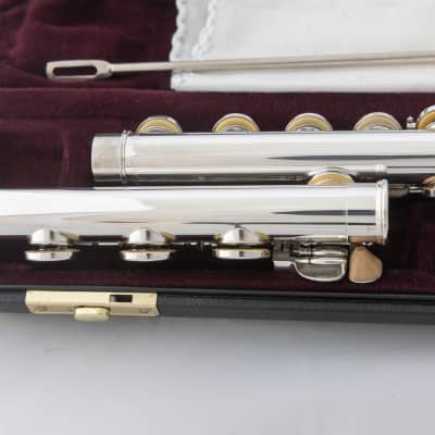 Yamaha YFL-371 Allegro Intermediate Flute *Silver Headjoint *Low-B *Split-E *Cleaned & Serviced image 7
