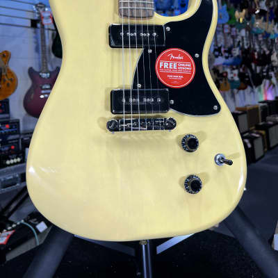 Squier Paranormal Strat-O-Sonic Electric Guitar - Vintage Blonde Authorized Dealer Free 228 GET PLEK’D! image 3
