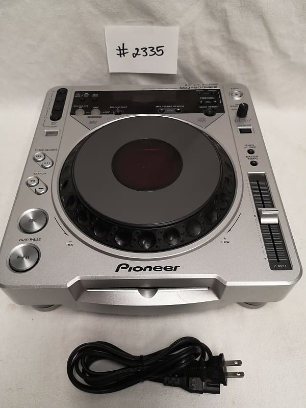 Pioneer CDJ-800 MK2 Professional Digital CD Deck With Scratch Jog