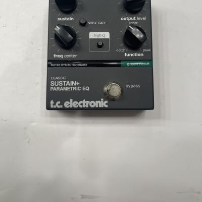 TC Electronic Classic Sustain + Parametric EQ Equalizer Rare Guitar Effect Pedal for sale