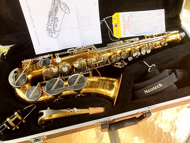 Amati Super Classic Vintage Alto Saxophone case mouthpiece JUST