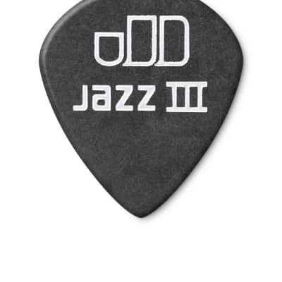 Dunlop 482R1.50 Tortex® Pitch Black Jazz III Guitar Picks 72 Picks image 3