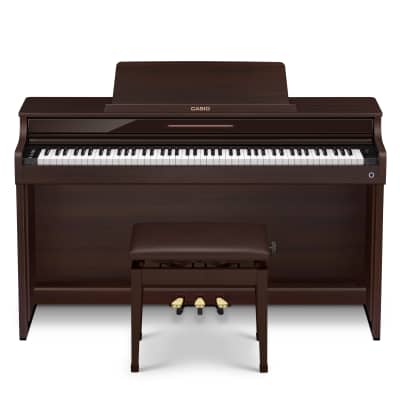 Casio AP-550 Celviano Digital Upright Piano 88-Keys (Brown)