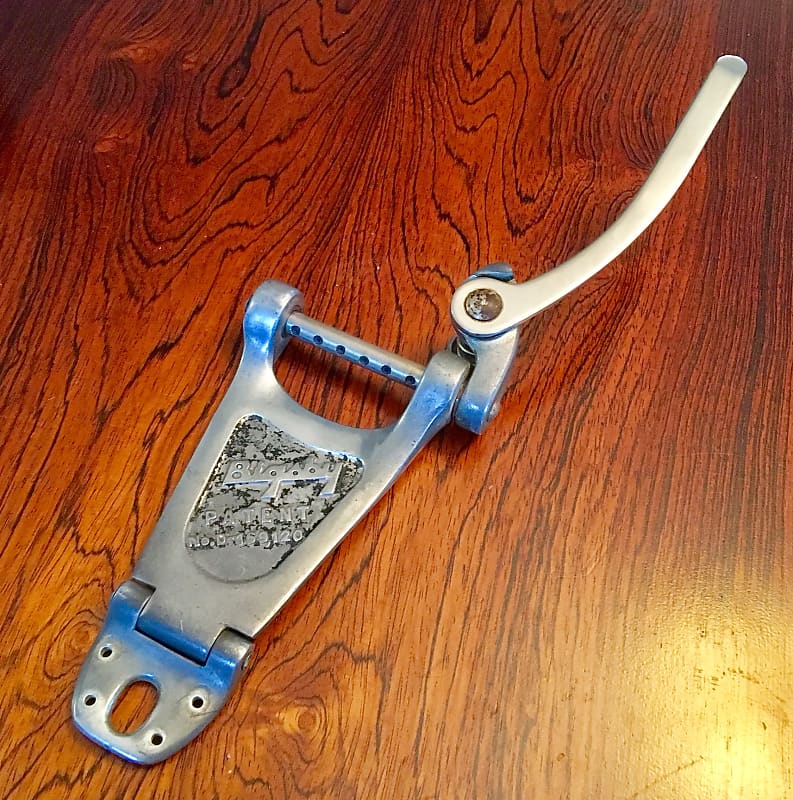 Bigsby B3 Vibrato Tailpiece C 1950s Nickel Original Vintage | Reverb