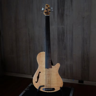 Rob Allen Guitars Deep 5 fretless bass guitar w G&G OHSC (7.5 pounds, Brazilian rosewood) image 3