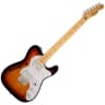 Fender Squier Vintage Modified 72 Thinline Telecaster, 3 Tone Sunburst, Maple