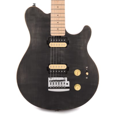 Sterling By Music Man Axis AX3 Flame Maple Trans Black image 1