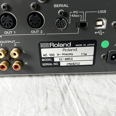 Roland SC-8850 SC8850 SOUND Canvas General MIDI sound