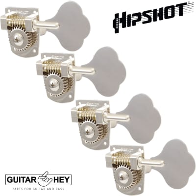 NEW Hipshot HB7 4 String 20710N Upgrade for Fender MIM Bass w/ Ferrules - NICKEL