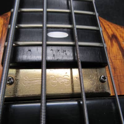 Alembic Series II Bass 1980 ultra rare all original Stanley Clarke Zebrawood Series II Short Scale its $39,800. new !! image 11