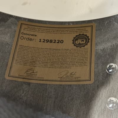 DW Collector's Series Concrete 13”x7" Snare Drum image 14