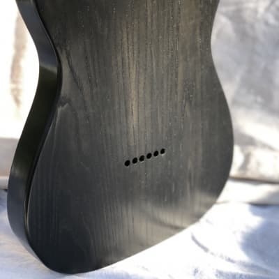 Slow Train Guitars Chambered Telecaster®-style body 2023 - Coalmont Black image 9
