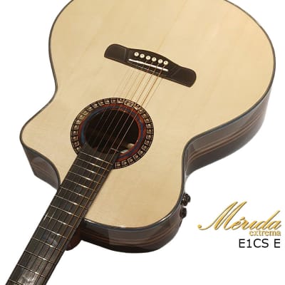Luminous! Merida Extrema E1CS Solid Sikta Spruce & Rosewood Acoustic Electronic Guitar image 7