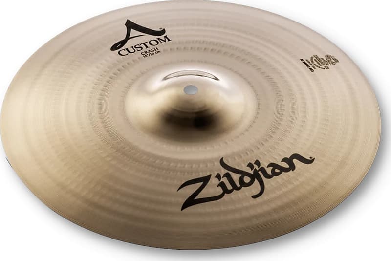 Zildjian A Custom Crash Cymbal, Brilliant, 14" image 1