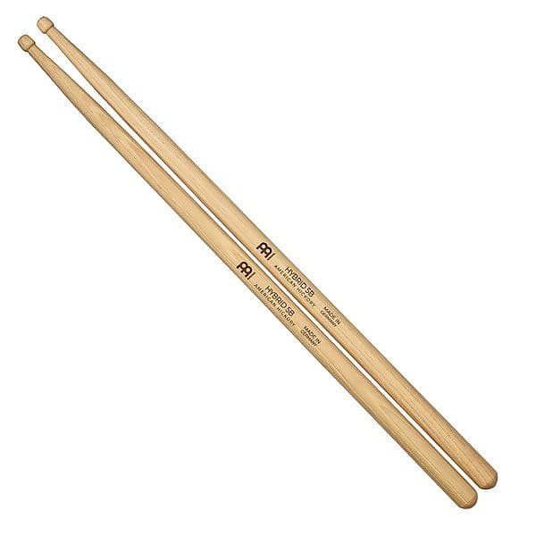 Meinl Hybrid 5B Wood Tip Drumsticks Hickory - SB107 image 1