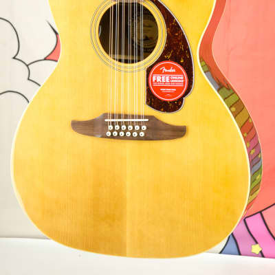 Fender Villager™ 12-String, Walnut Fingerboard, Tortoiseshell Pickguard, Aged Natural image 6