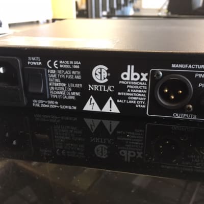 dbx 1066 Dual-Channel Compressor / Limiter / Gate | Reverb