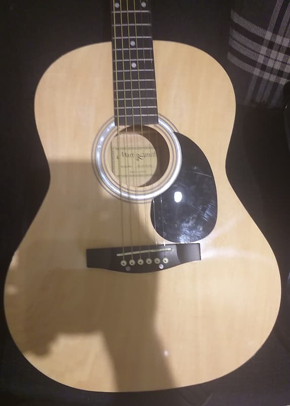 Martin & Smith 6 String Acoustic Tan & Brown Reverb