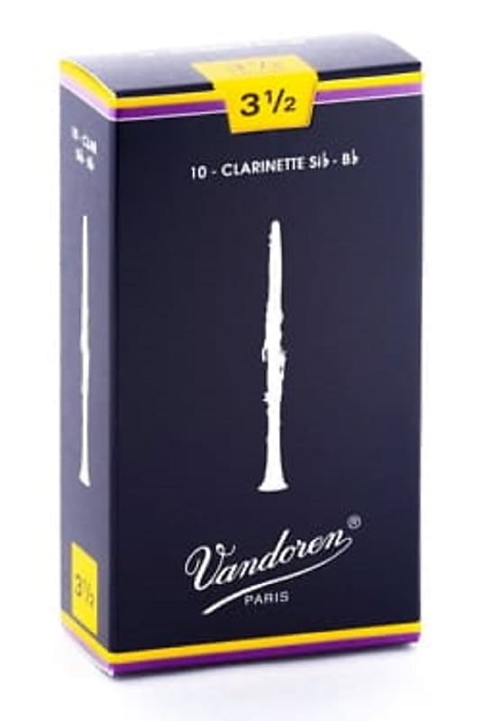 Boîte de 10 anches clarinette sib Force 3.5 - Vandoren CR1035 image 1