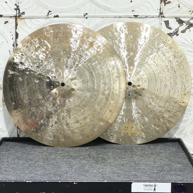 Meinl Byzance Foundry Reserve Hi-hat Cymbals 16in (1065/1370g) image 1
