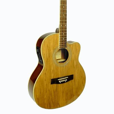 De Rosa GA700CE-NT Catalpa Top Thin Body Cutaway Mahogany Neck 6-String Acoustic-Electric Guitar for sale