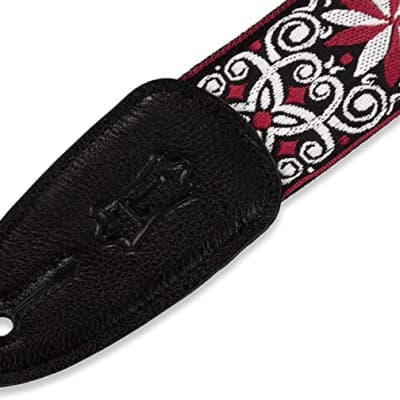 Levy's M8HT-12 2" Jacquard Weave Hootenanny 60's Style Guitar Strap image 2
