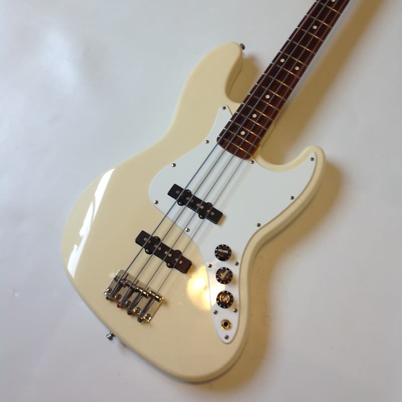 Fender Standard Jazz Bass (Black Label) 1995 Arctic White MIM | Reverb