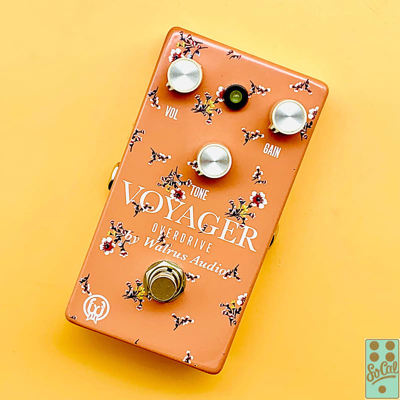 Walrus Audio Voyager Overdrive Limited Edition Floral Series w/Original Box!